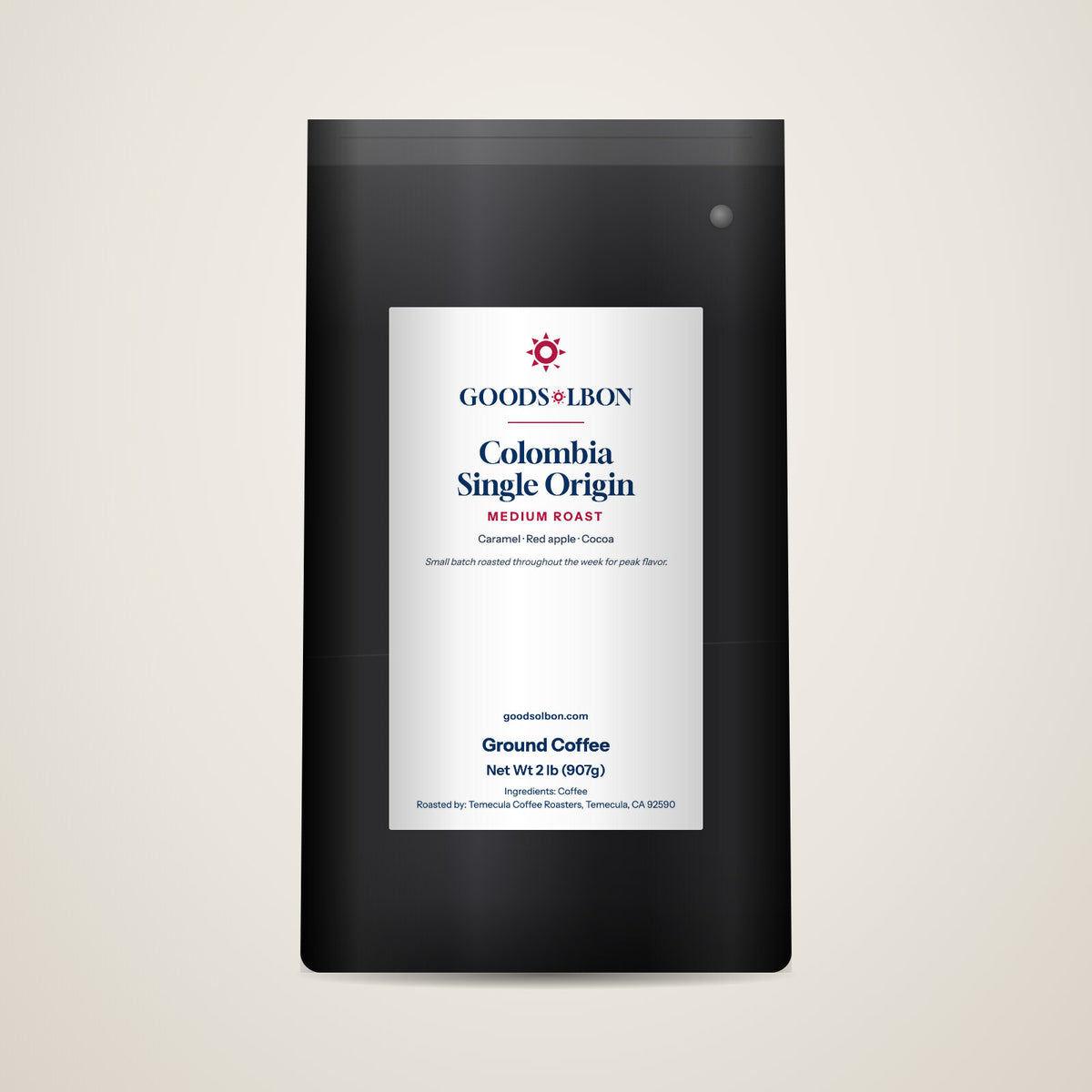 Colombia Single Origin ground coffee 2 lb bag